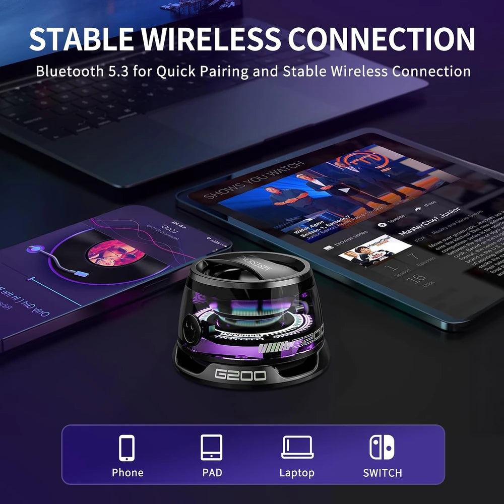 Suport Magnetic Telefon cu Boxa Bluetooth